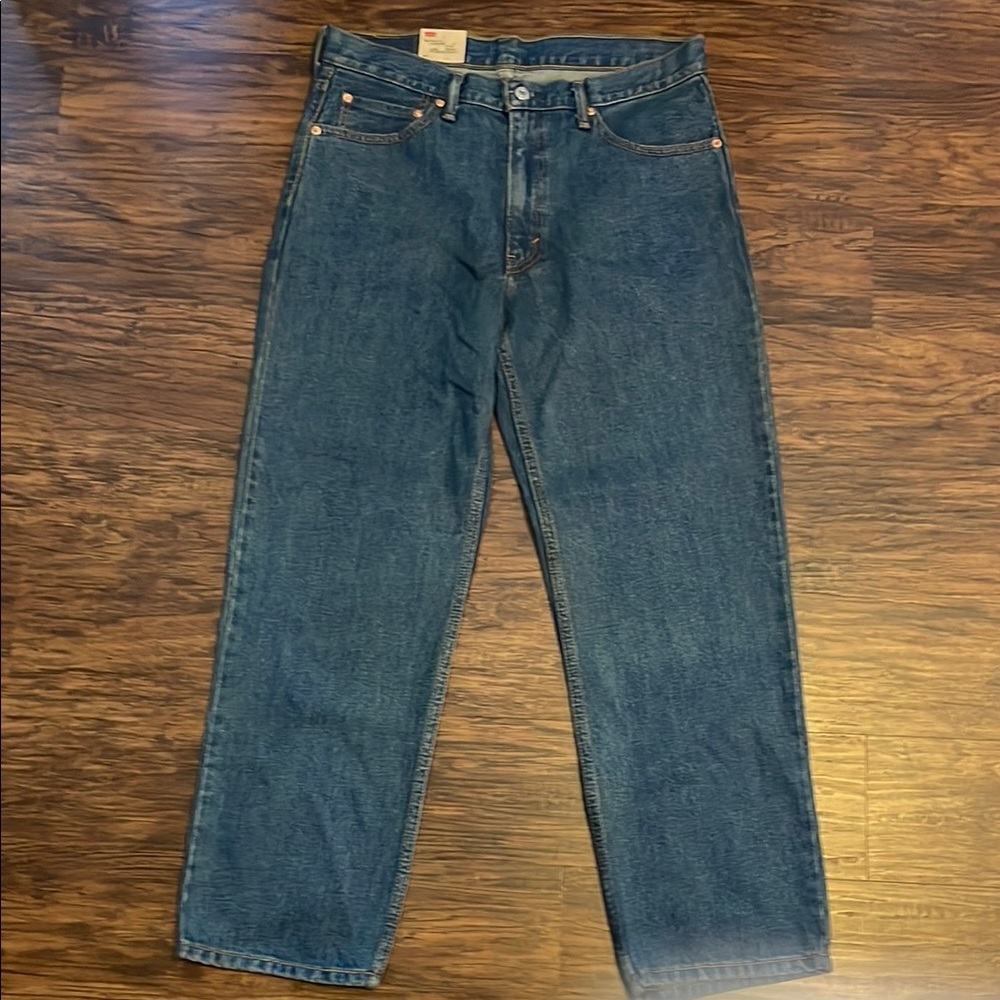 Levi's 550 Relaxed Fit Jeans Size 34W 30L Color Blue NWT Retail $70.